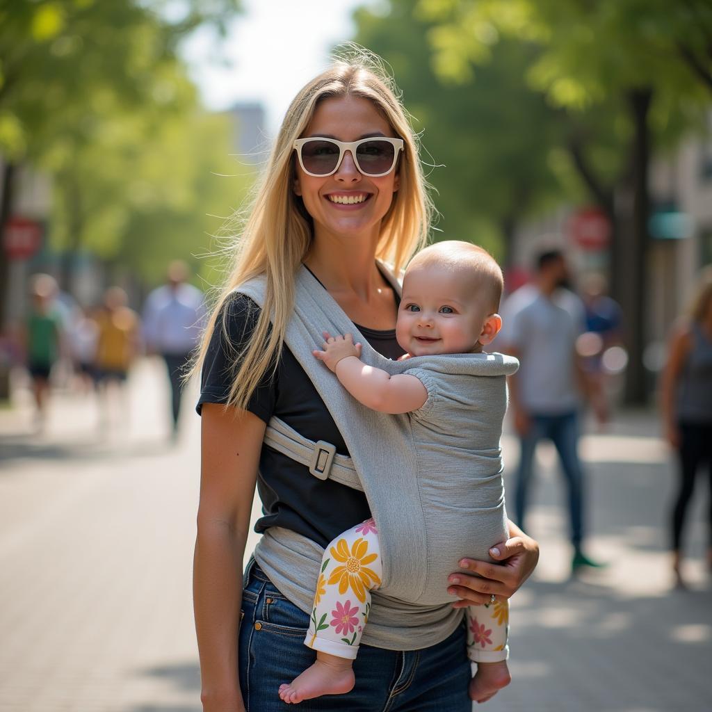 Babywearing in a Soft Structured Carrier