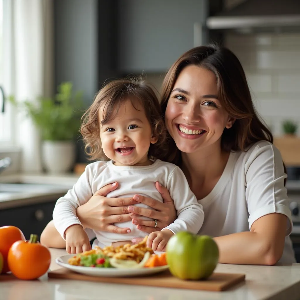 Image showcasing healthy maternal foods