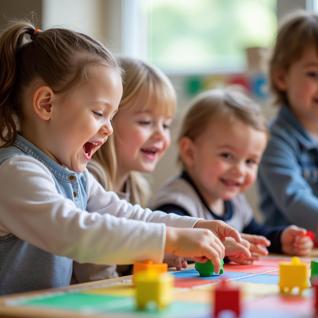 Image of children engaged in a play-based learning activity